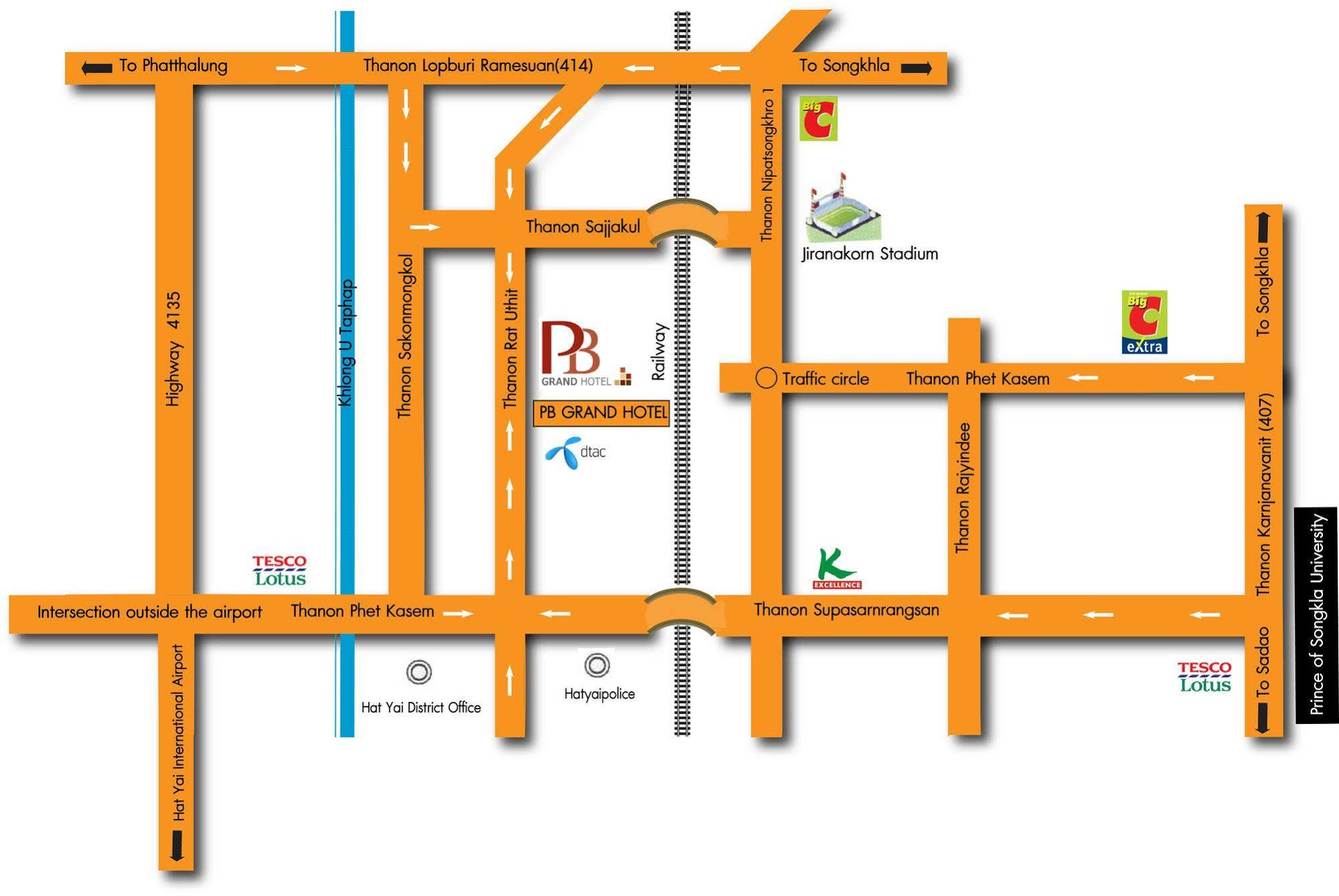 Pb Grand Hotel Hat Yai Εξωτερικό φωτογραφία